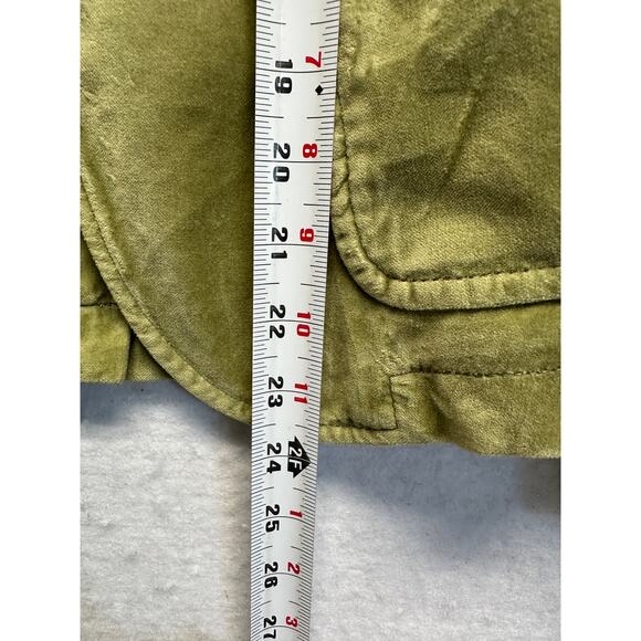 Vintage J.Crew Green Velvet Blazer | Y2K Preppy Academia Jacket 2005 - Picture 6 of 10